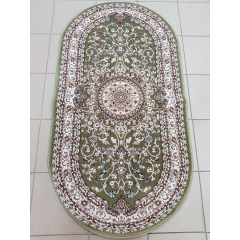 Ковер 3419 green oval (1)