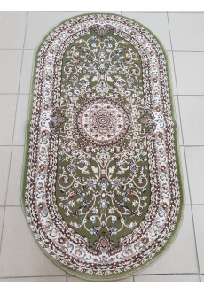 Ковер 3419 green oval (1)